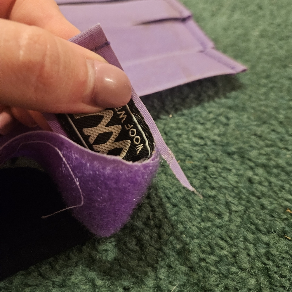 Woofwear purple hind brush boots L/XL - Picture 4 of 7